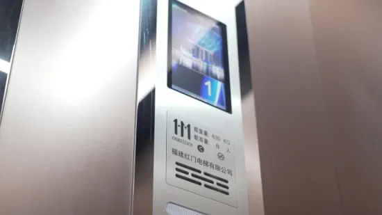 Comodo ascensore per passeggeri a basso rumore Hongmen con sala macchine
